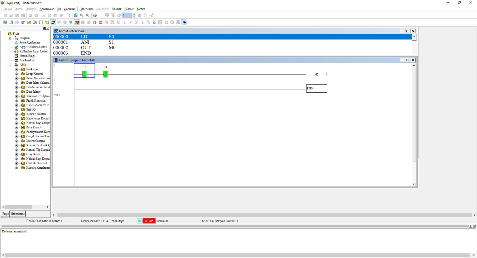 Wplsoft simülatör modda plc yazılım çalıştırmıyor | Kontrol Kalemi ...