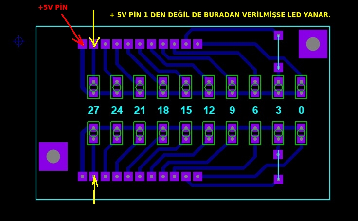 LM3915 LED PPM devresinde DOT modunda 1.ledin sürekli yanma sorununun ...