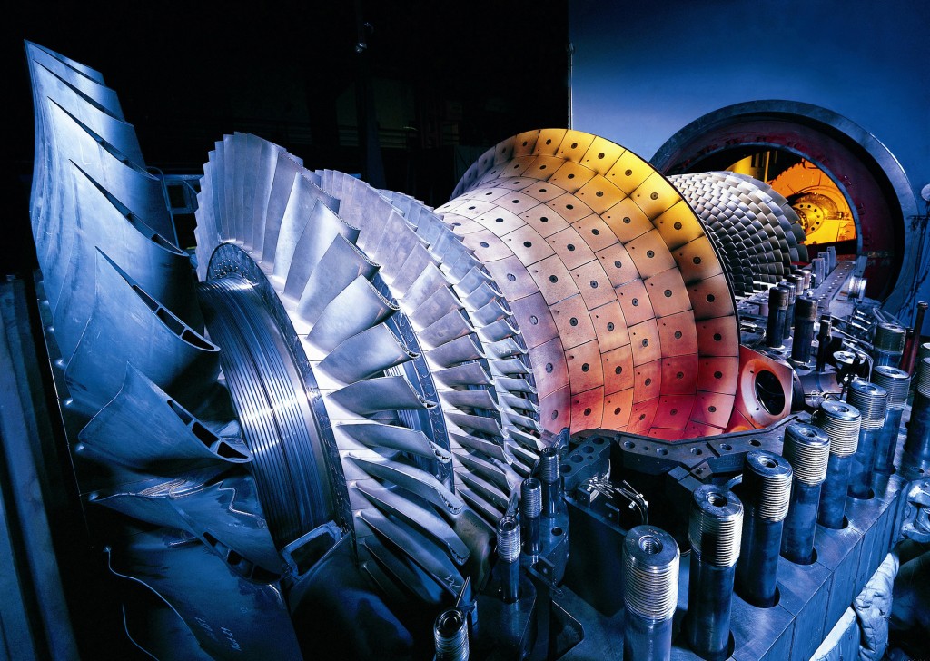 Siemens Kombine Çevrim Santrali türbin